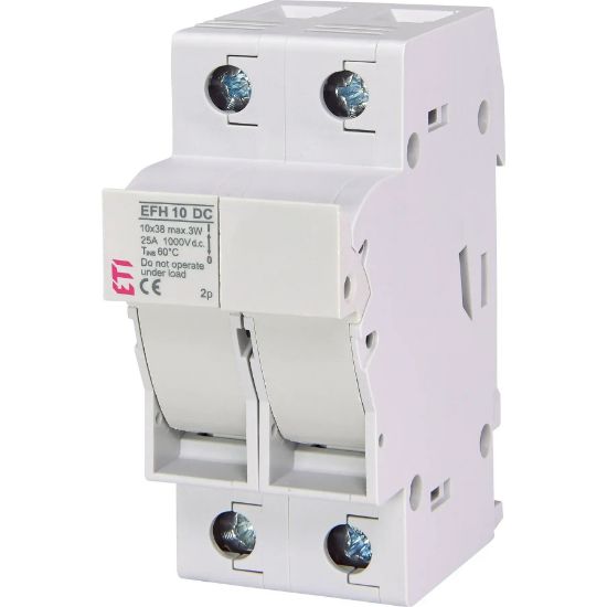 Picture of Тримач запобіжника ETI EFH 10 2P 25A 1000V DC (2540203)