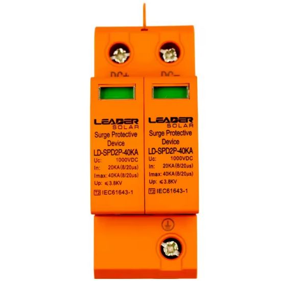 Picture of Обмежувач перенапруги Leader DC2P 1000В 40кА (LD-SPD2P-40KA-1000V)