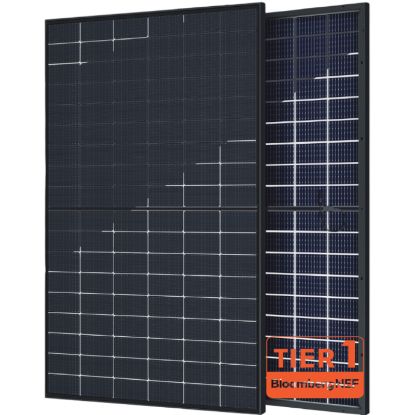 Picture of Фотоелектрична сонячна панель Hanersun HN18RN-54HT 450W bifacial Black, монокристалічна