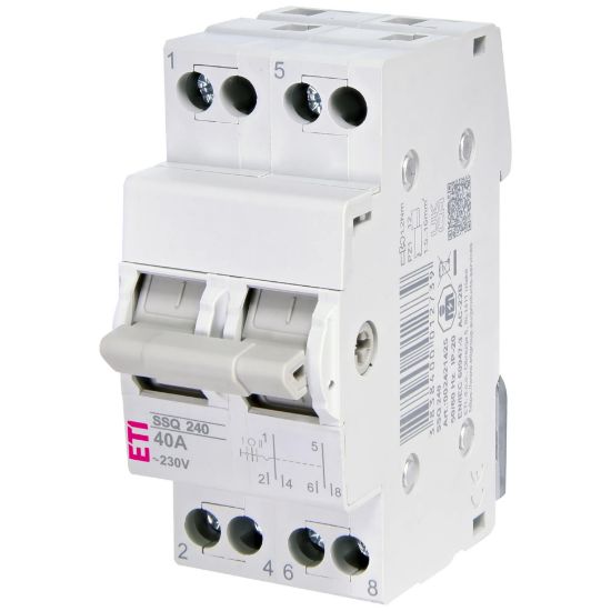 Picture of Перемикач трипозиційний ETI SSQ 240 "1-0-2", 2p 40A (2421425)