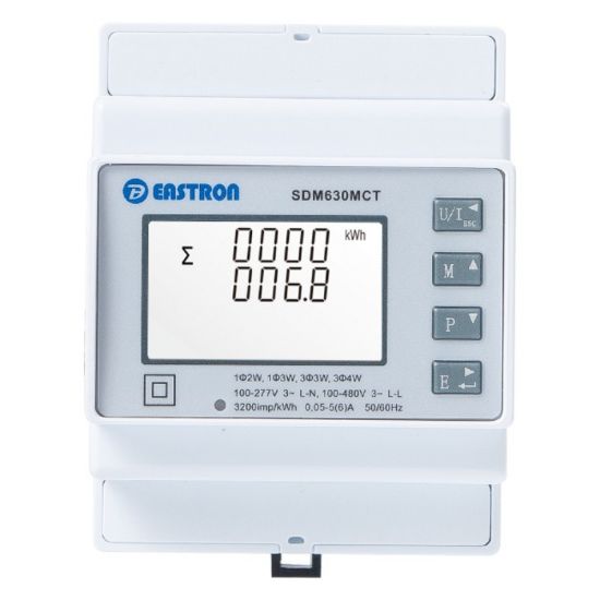 Picture of Лічільник Three phase energy meter Eastron SDM 630MCT-ETL (ESCT-T36 500A/1A)