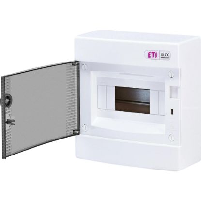Picture of Розподільний щит ETI ECT 8PT (8 модулів прозорі дверцята) (1101000)