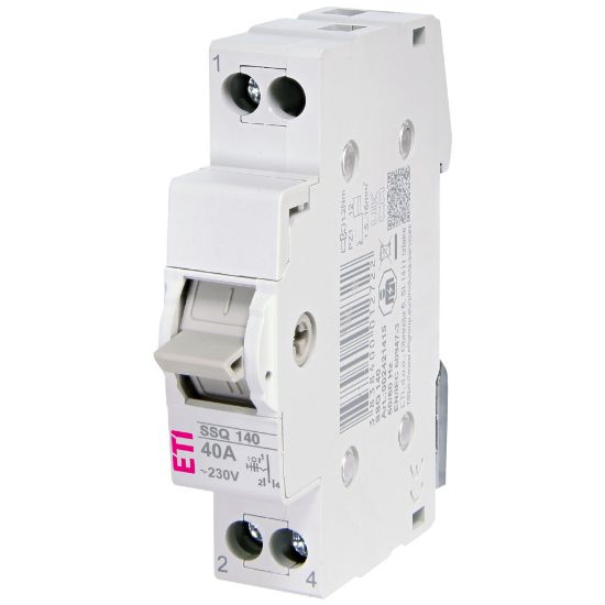 Picture of Перемикач трипозиційний ETI SSQ 140 "1-0-2", 1p 40A (2421415)